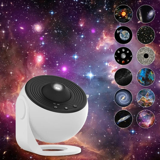 Night Light Galaxy Projector – 360° Rotating Starry Sky Planetarium Lamp