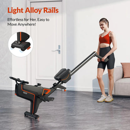 UTRYUP Magnetisches Rudergerät R05 Wasserrudergerät R10 16 Stufen Leiser Widerstand Faltbares Kompaktes Rudergerät Heim-Fitnessstudio