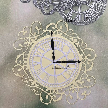 New Lace Clock Dial Frame – DIY Metal Cutting Die for Scrapbooking &amp; Card Making