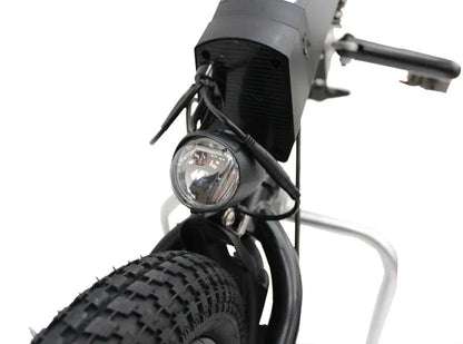 Elesmart Kit de conversion de tracteur de moto électrique 12 pouces 36V 250/350/500W fixation de fauteuil roulant pour aide aux personnes handicapées