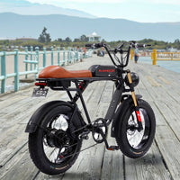 2026 New-designed AKEZ Electric Bike 48V 13Ah Fat Tire High Speed 7-Speed Disc Brake Hub Motor