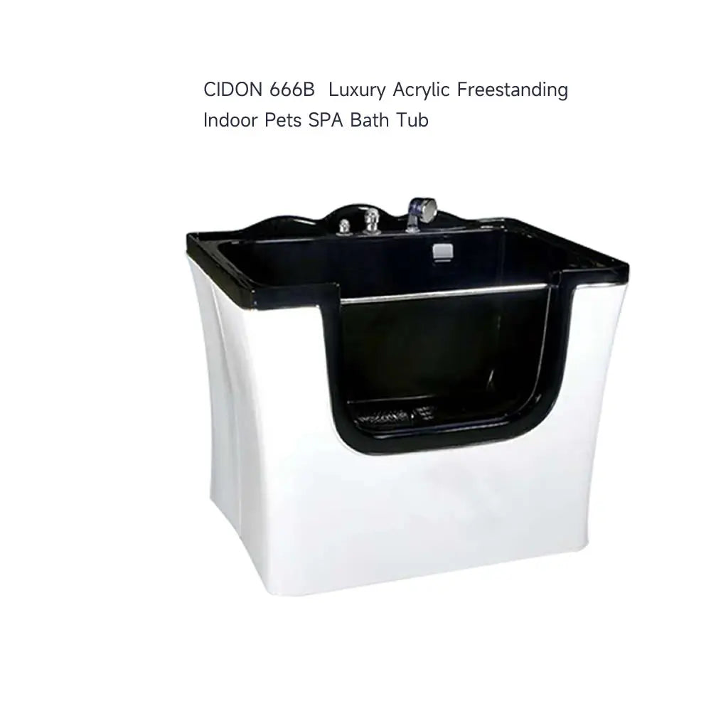 CIDON 666B Plus Luxury Acrylic Freestanding Indoor Pets SPA Bath Tub Powered Milk Bath