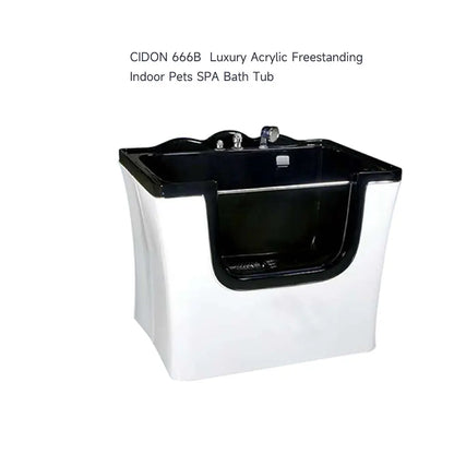 CIDON 666B Plus Luxury Acrylic Freestanding Indoor Pets SPA Bath Tub Powered Milk Bath
