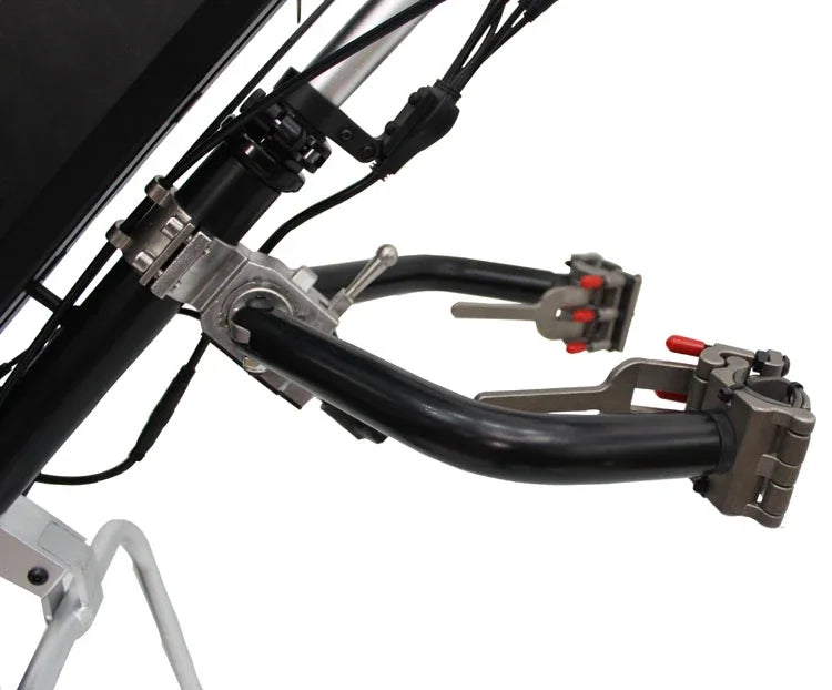 Elesmart Kit de conversion de tracteur de moto électrique 12 pouces 36V 250/350/500W fixation de fauteuil roulant pour aide aux personnes handicapées