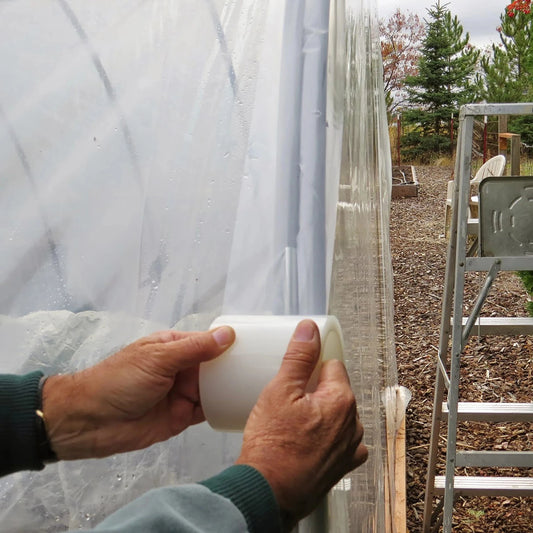 10M UV-Resistant Transparent Greenhouse Film Repair Tape – Strong Adhesive Garden Shed Patch Tape