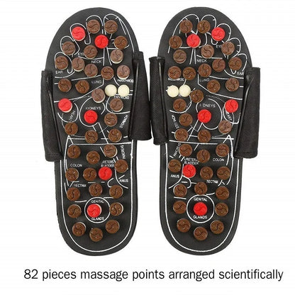 Fußmassage-Hausschuhe Akupunktur-Therapie Massage-Schuhe zur Aktivierung von Fuß-Akupunkturpunkten Reflexzonen-Fußpflege-Massage-Sandale