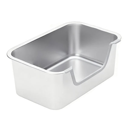 Custom Large Stainless Steel Bunny Litter Box Sifting Tray Steel Grids for Rabbit Ferrets Easy Clean Litter Box Pet Toilet