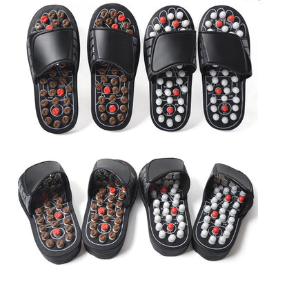 Taiji Acupoint Magnetotherapy Spring Shoes Health Massage Slippers for Man and Women