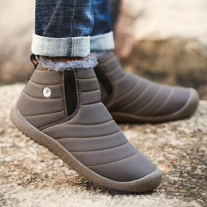 MARSON Men’s Winter Snow Boots – Waterproof, Warm & Comfortable (Size 35-48)
