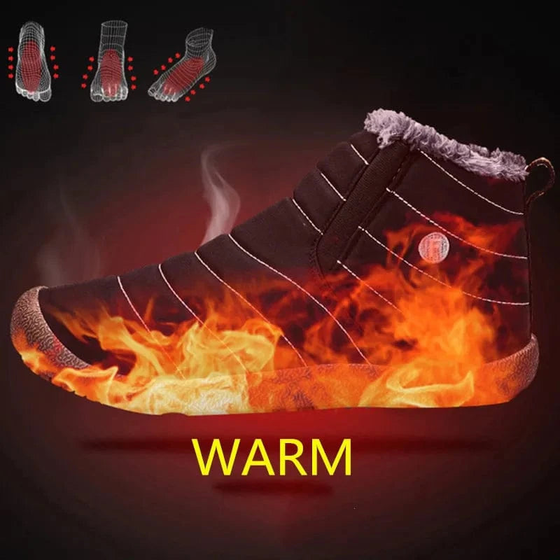 MARSON Men’s Winter Snow Boots – Waterproof, Warm & Comfortable (Size 35-48)