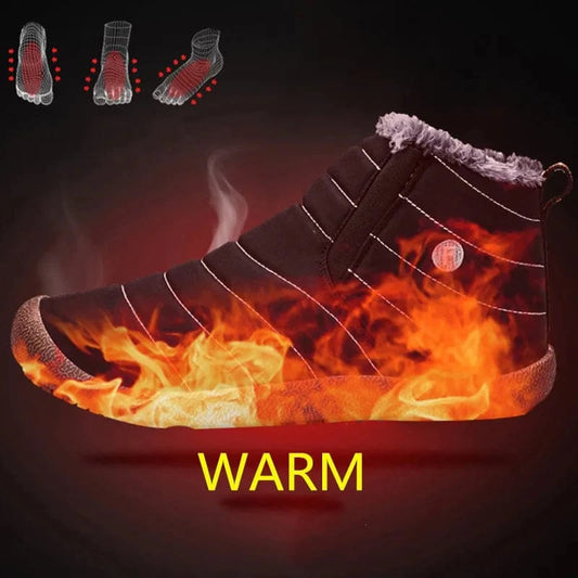 MARSON Men’s Winter Snow Boots – Waterproof, Warm & Comfortable (Size 35-48)