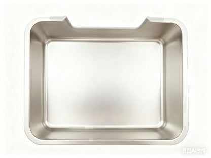 Custom Large Stainless Steel Bunny Litter Box Sifting Tray Steel Grids for Rabbit Ferrets Easy Clean Litter Box Pet Toilet