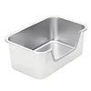 Custom Large Stainless Steel Bunny Litter Box Sifting Tray Steel Grids for Rabbit Ferrets Easy Clean Litter Box Pet Toilet