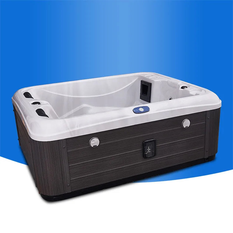 Outdoor-Whirlpool 6 Personen Familie mit Massagedüsen Badewanne Acryl-Schwimmbecken Swim Pool Jacuzzi
