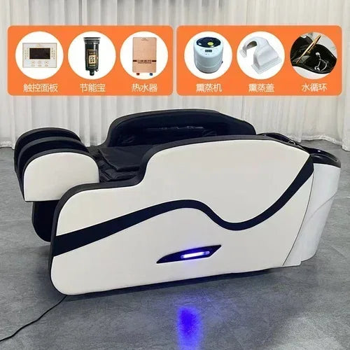 newIntelligent Electric Whole Body Massage Shampoo Bed Barber Shop Head Treatment Water Circulation Integrated Massage Couch