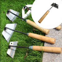 Petite houe multifonctionnelle avec poignée, houe à fleurs domestique, houe de jardinage, outil agricole extérieur et outil de jardin.