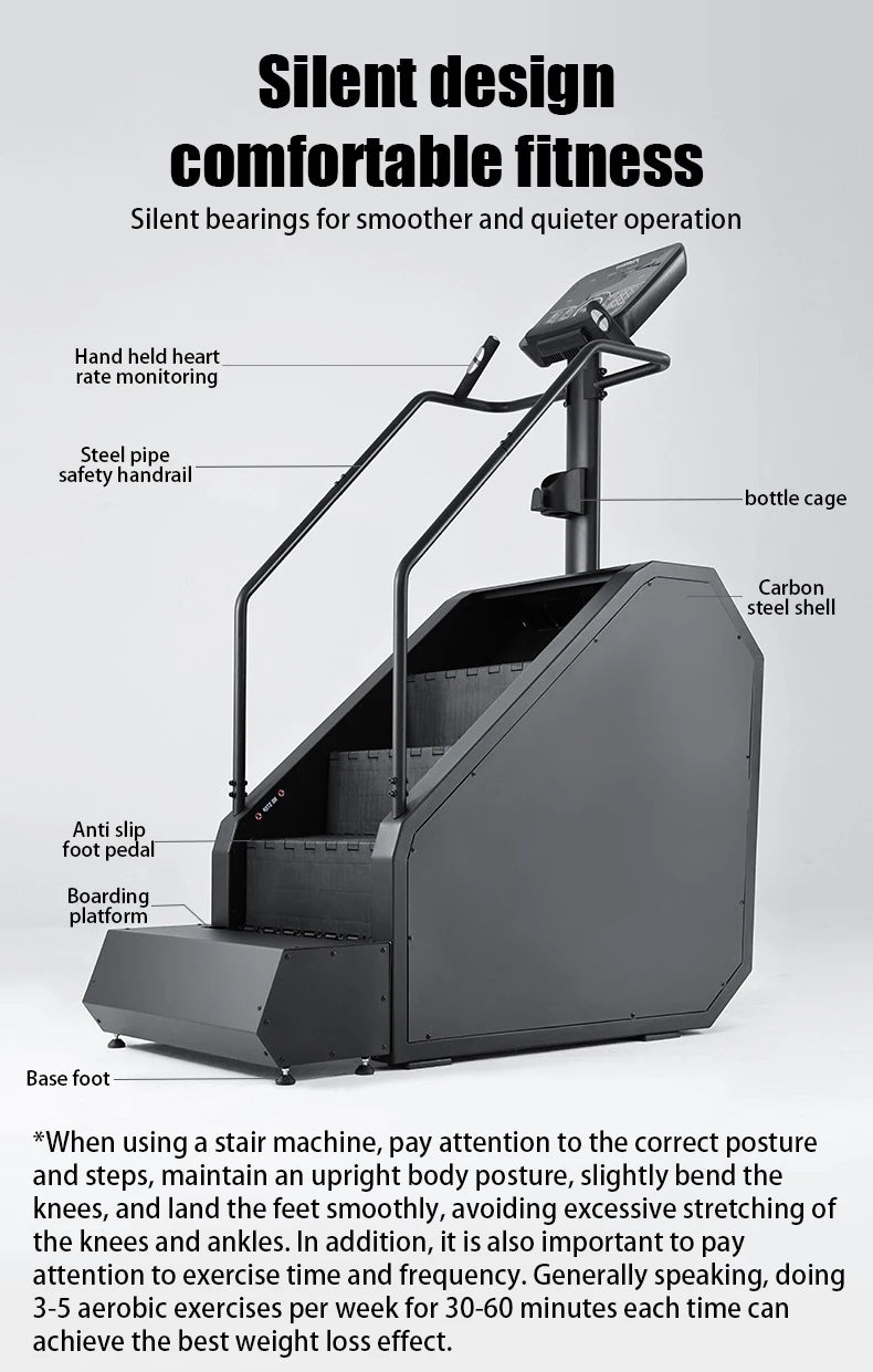 Gym Equipment Commercial Exercise Stairmaster Stepper/ Electric Stair Climber/ Fitness Machine Stair Climber