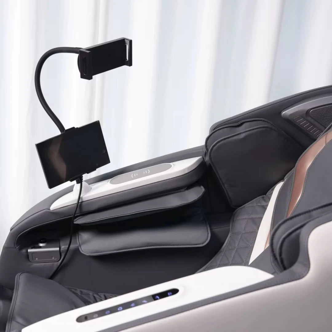 Intelligente Sprachsteuerung KI Elektrischer 4D Ganzkörper-Luftdruck-Zero-Gravity-Massagesessel