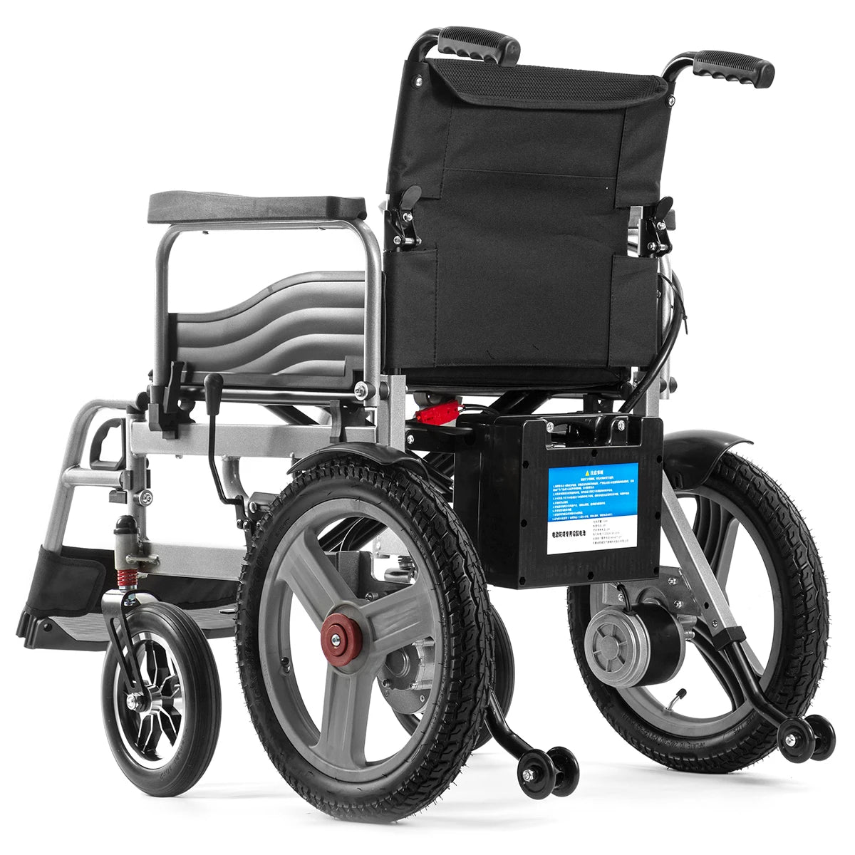 2024 Hot Sale Indonesia Ultra Lightest Cheap Steel Wheel Chair Travel Beach Foldable Portable Electric Wheelchair For Adults