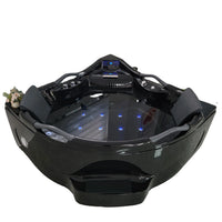 Black Acrylic Massage Bath Tubs Bathtubs & Whirlpools Corner Massage Bathtub Hot Tub for Soaking
