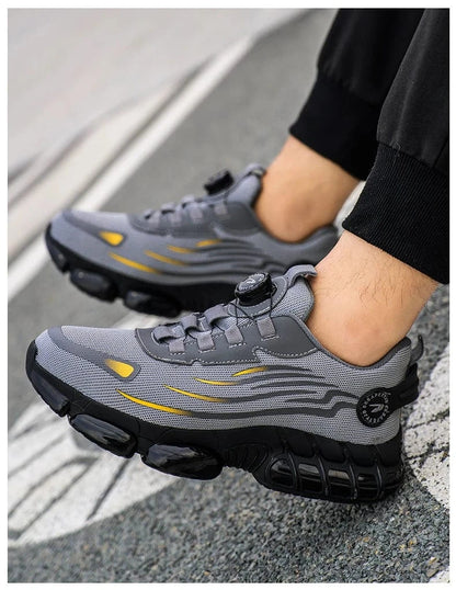 Breathable Slip-On Safety Shoes Lightweight Work Sneakers