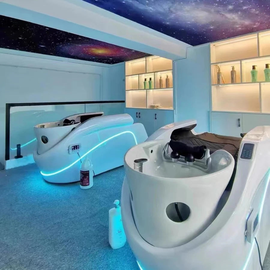 Ganzkörpermassage-Haar-Spa-Elektro-Wasserkreislauf-Shampoo-Bett für Friseursalon