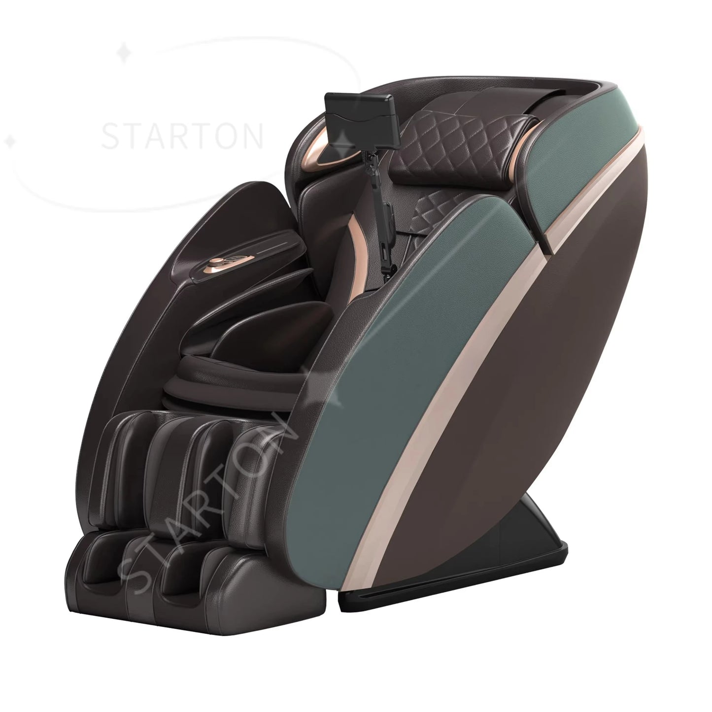 New Massage Chair 3d Luxury Full Body Zero Gravity Chair Leather Heat Foot Roller with Electric