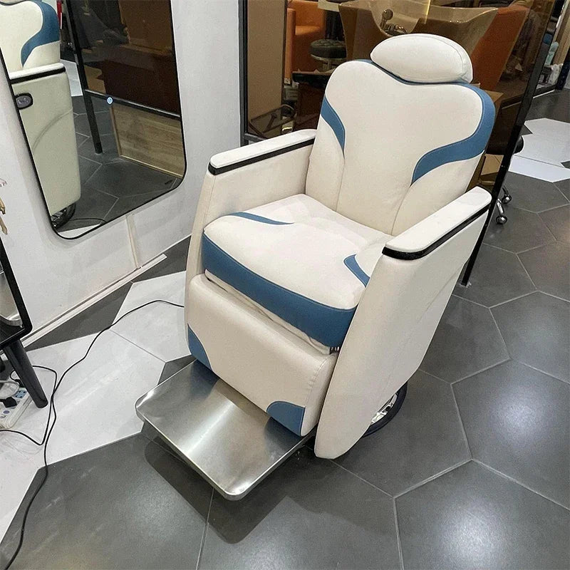 Kopftherapie Elektrischer Schönheits-Haarstuhl Multifunktionaler Augenbrauenrasier- und Ablagestuhl Physiotherapie Gesundheitsstuhl