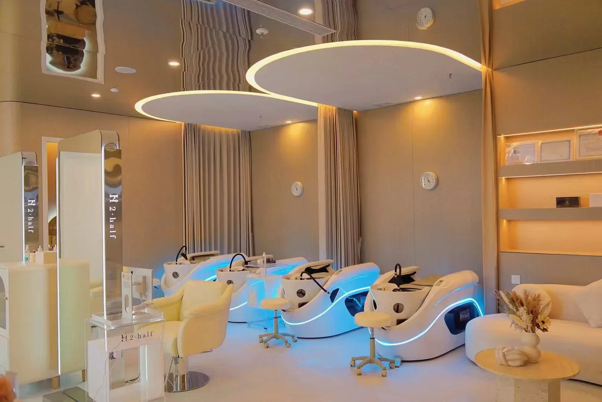 2026 Premium Smart Massage Shampoo Bed Hair Washing Table Luxury Salon Head SPA Furniture Comfortable Massage Table