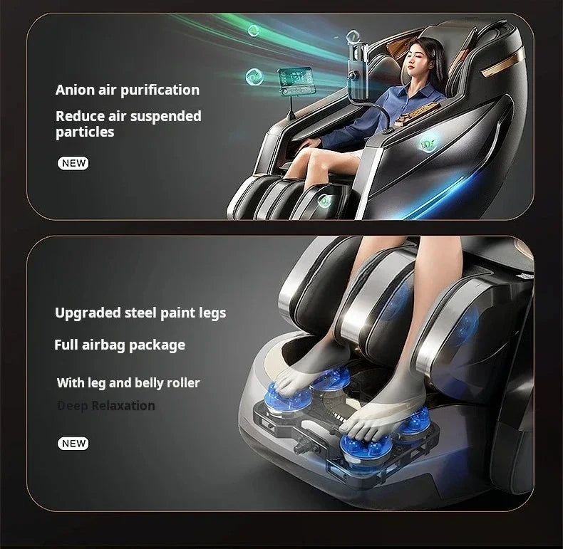 2025 Massagesessel Multifunktional 6D Schwerelosigkeit Shiatsu Luftdruck Bequem Professionell Menschliche Berührung Neueste
