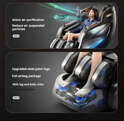 2025 Massagesessel Multifunktional 6D Schwerelosigkeit Shiatsu Luftdruck Bequem Professionell Menschliche Berührung Neueste