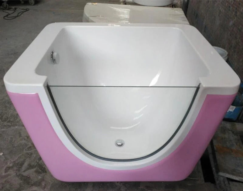Environment-friendly Colorful Acrylic whirlpool Kid Baby Spa Baby Massage Freestanding Bathtub Children Bath Tub