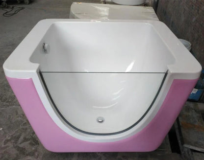 Environment-friendly Colorful Acrylic whirlpool Kid Baby Spa Baby Massage Freestanding Bathtub Children Bath Tub