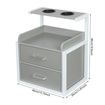 Multifunktionale Salonwagen Wandmontierter Friseurschrank Friseursalon Spezial Dauerwellen-Färbemittel-Ablageregal Möbel