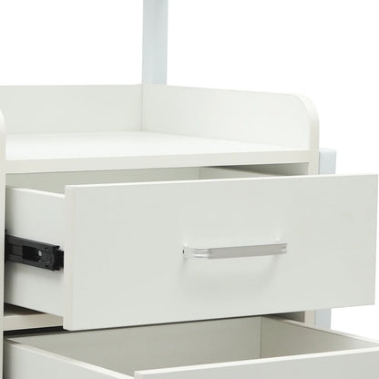 Multifunktionale Salonwagen Wandmontierter Friseurschrank Friseursalon Spezial Dauerwellen-Färbemittel-Ablageregal Möbel
