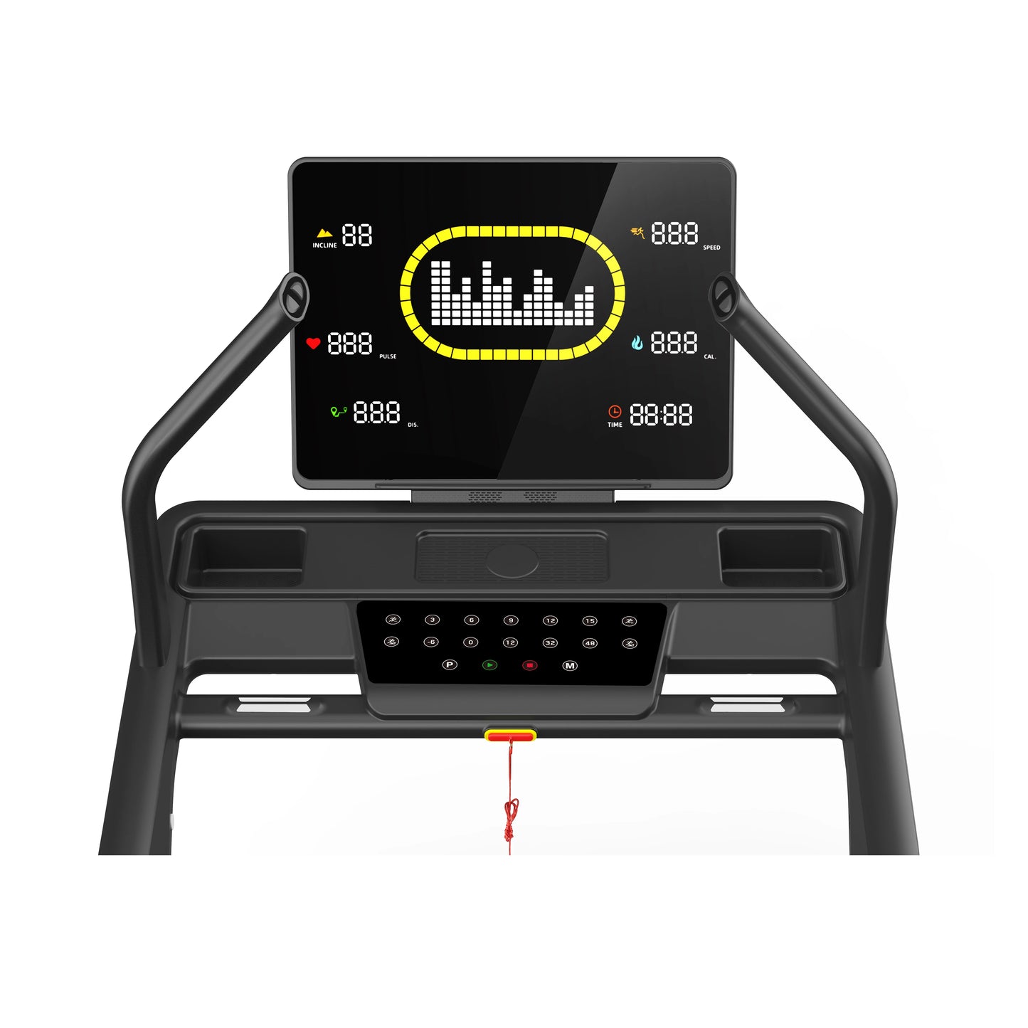 2026 Kstar Laufband Fitness Übung Hochleistungs-Geschwindigkeitsregler 10-20 KM/H Elektrisches Laufband mit -6-48% Auto-Steigung
