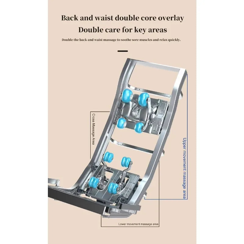 OEM Modern Shiatsu Massager Blood Circulation SL Track Full Body Luxury 4d Ai Zero Gravity Massage Chair