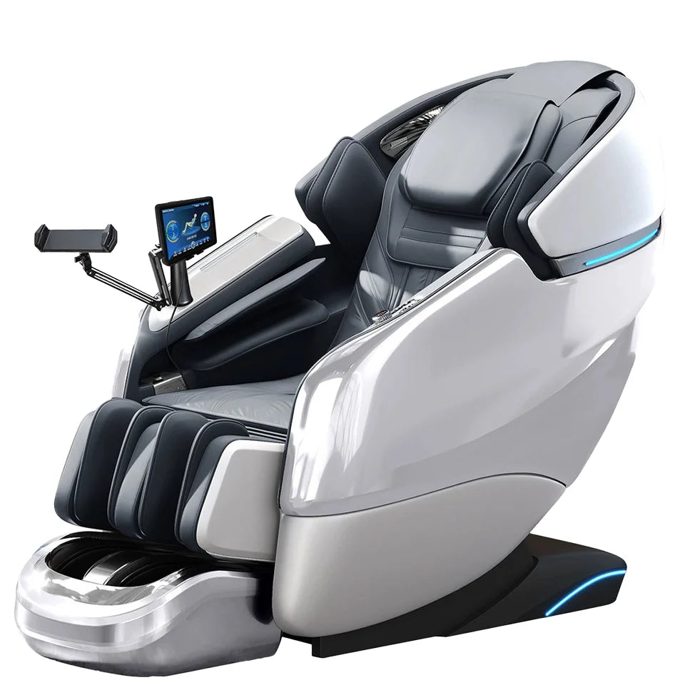 Fauteuil de massage de luxe SL avec bras robotisé, intelligence artificielle vocale automatique et fonction gravité zéro