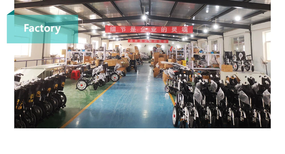 2025 Hot Sale Medical Lightweight Folding Electric Wheelchair For Elderly Remote Control Lithium Battery