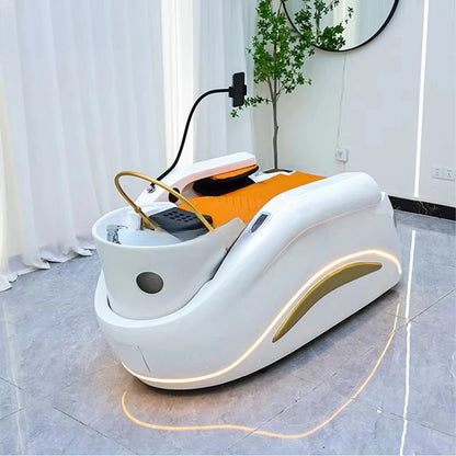 Wassertherapie Haar-Spa-Bett Kundenspezifisches elektrisches Massage-Shampoo-Bett