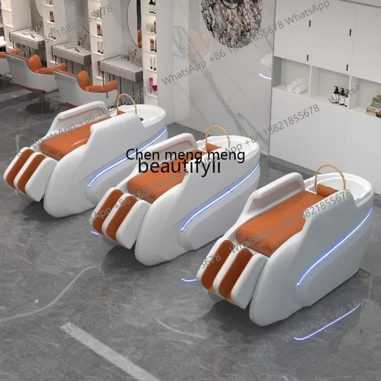 M178 Automatisches intelligentes elektrisches Massage-Shampoo-Bett für Friseursalons, spezielles Wasserzirkulations-Haarpflegebett
