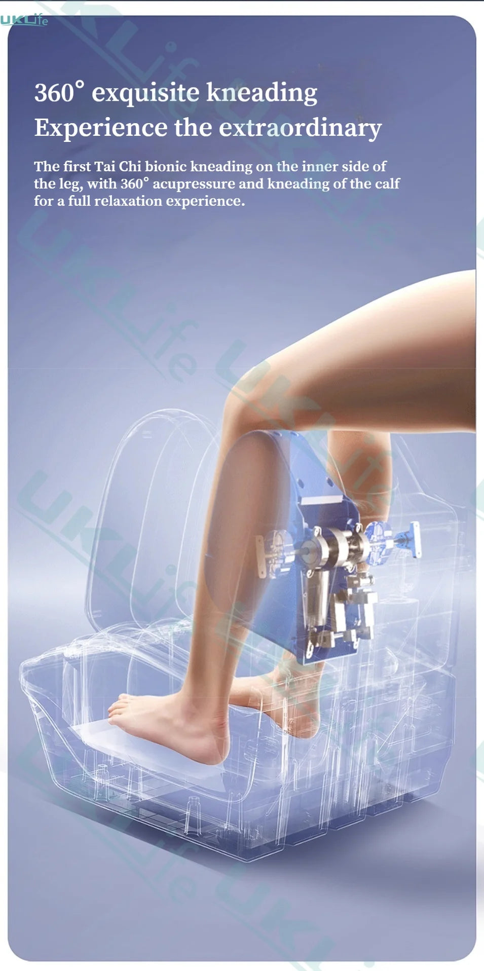 Dual Core 6D Massagesessel mit SL-Schiene, Heizschal, Thai-Stretch & KI-Sprachsteuerung – Ganzkörper-Schwerelosigkeitsliege