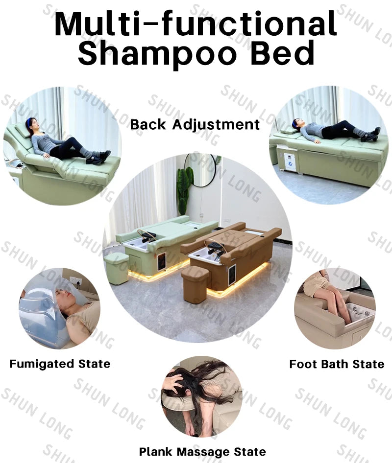 Fabrik Rückenlift Shampoo Hair Spa Stuhl Tisch Thai Fußmassage Pediküre Shampoo Bett
