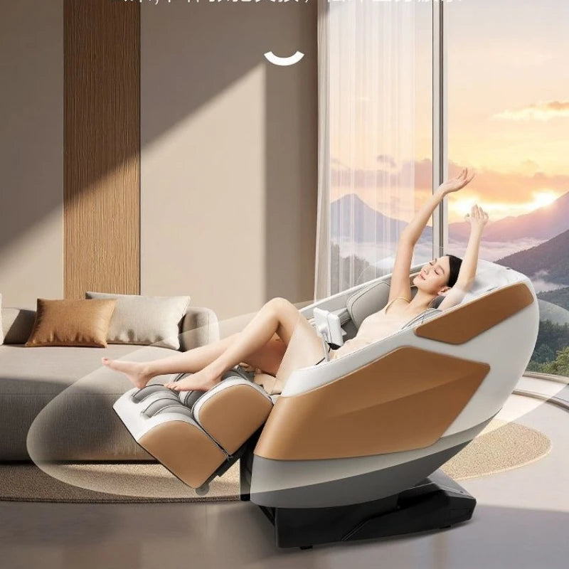 Ganzkörper-Massagesessel, Home Smart, Luxus, multifunktional, Relaxsessel, verstellbar, automatisch, Shiatsu, Entspannungstherapie, Design