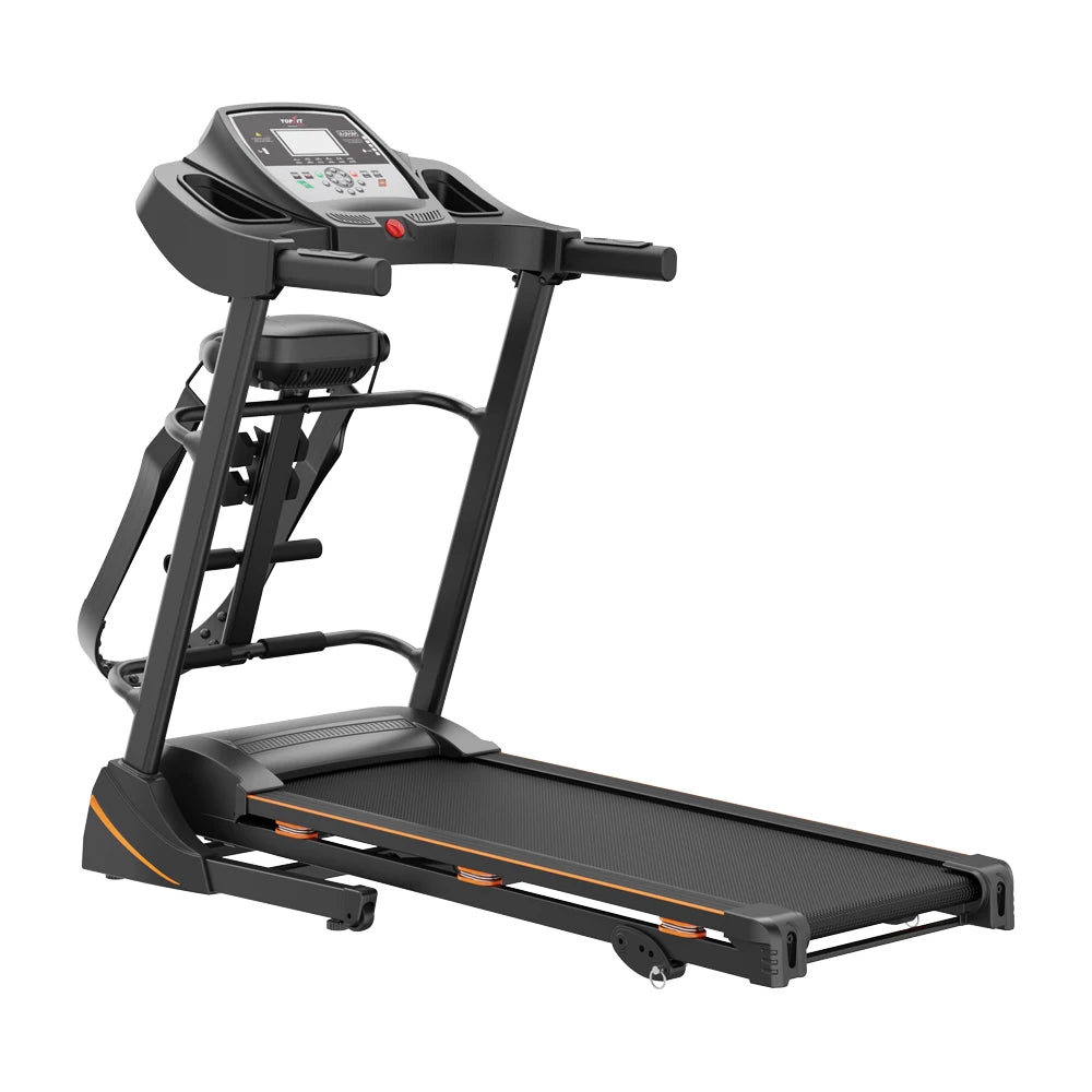 Sports Multi Function Indoor Fitness 1.75HP Motor Running Machine Home Use Electric Treadmill