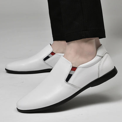 High-End Handmade Genuine Leather Men’s Loafers – Italian Luxury Casual Driving Shoes