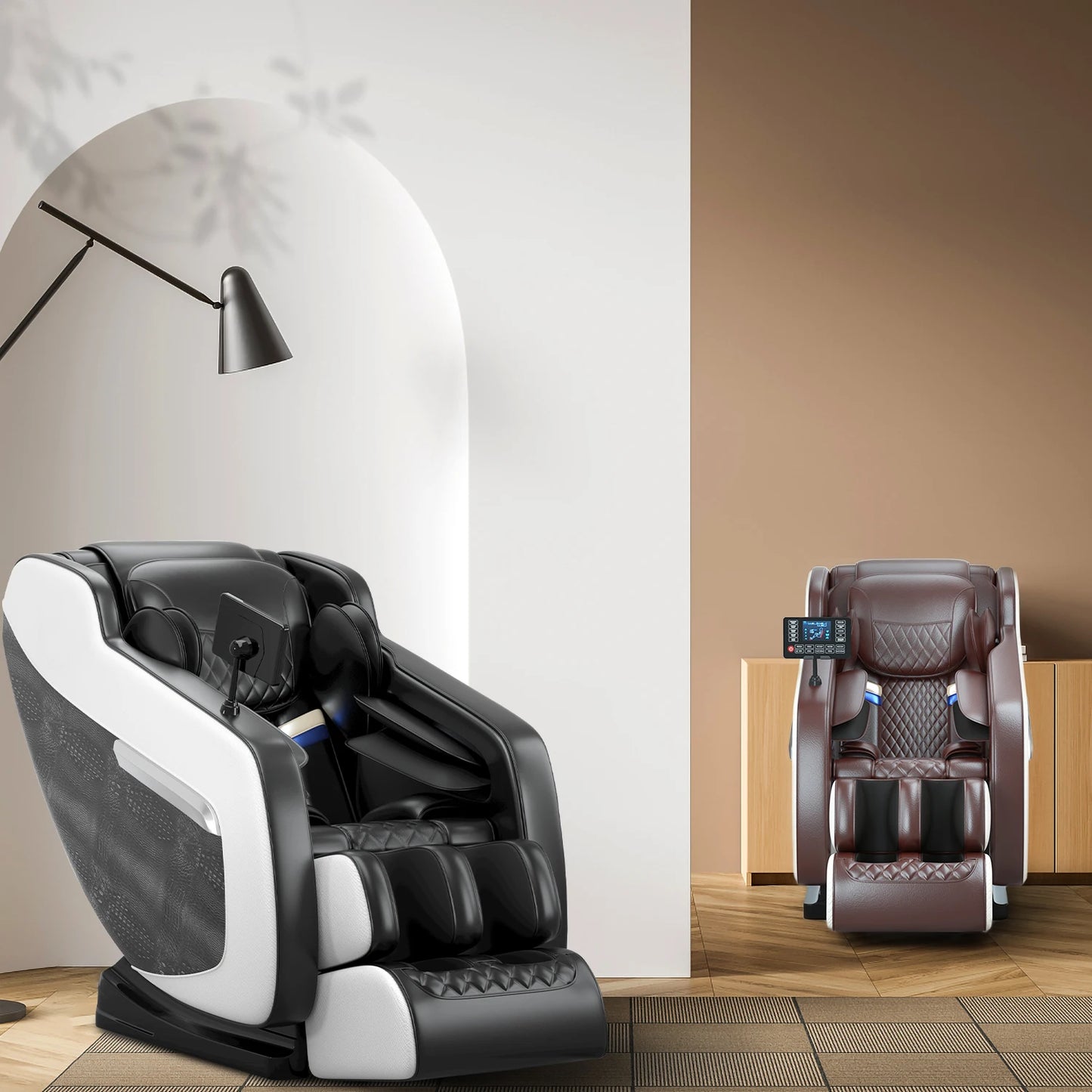 massage chair 4d zero gravity Automatic Heating Massage Chair Bluetooth Music  with Airbag Reclining Shiatsu Massage Chair