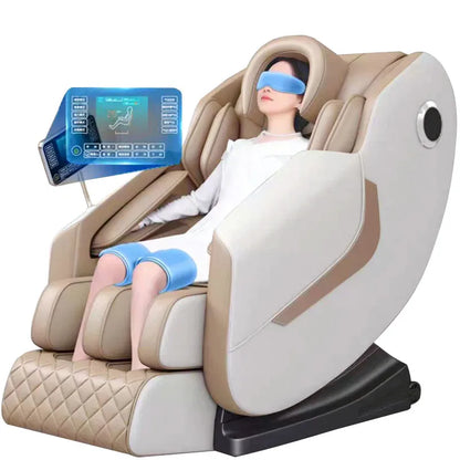 Best Selling Luxury Zero Gravity Shiatsu Electric Incline Massage Chair with Rocking Music Full Body for Home Use