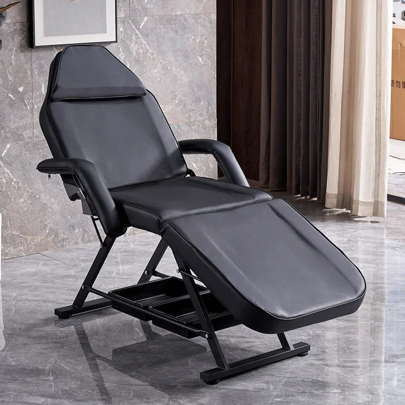Tattoo Lounge Massage Tables Beauty Knead Comfort Iron Massage Tables Sleep PU Leather Furniture Letti Per Massaggi MH