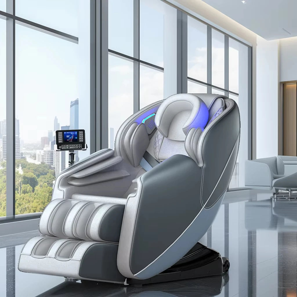 Factory Direct 2024 Luxury Smart Massage Chair Full Body Leather Recliner 8D 3D Zero Gravity Shiatsu Electric for Leg Neck Foot